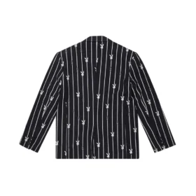 Blazer à fines rayures Playboy x BOY Bunny
