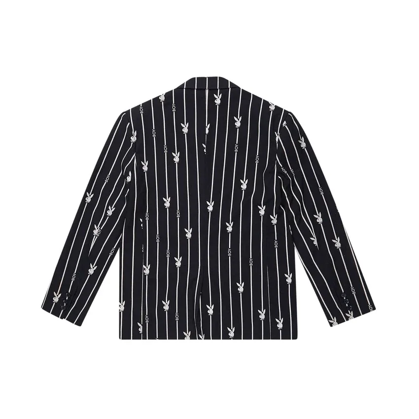 Blazer à fines rayures Playboy x BOY Bunny