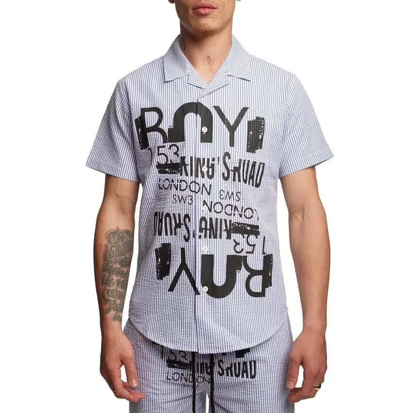 Chemise BOY Kr en seersucker
