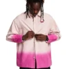 Chemise à carreaux teinte par immersion