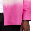 Chemise à carreaux teinte par immersion