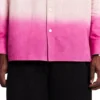 Chemise à carreaux teinte par immersion