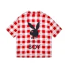 Chemise de vacances Playboy x BOY Gingham Bunny