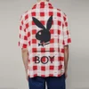 Chemise de vacances Playboy x BOY Gingham Bunny