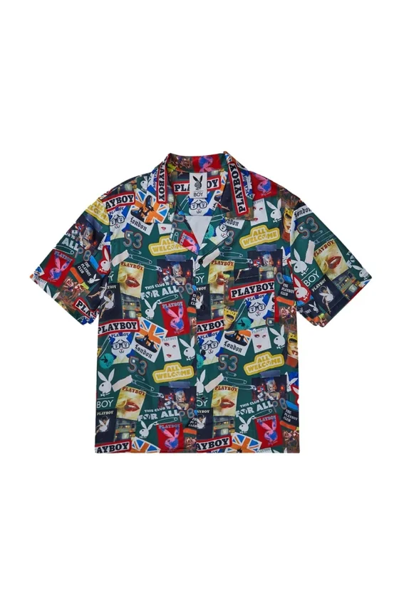 Chemise de villégiature Playboy x BOY Scrapbook