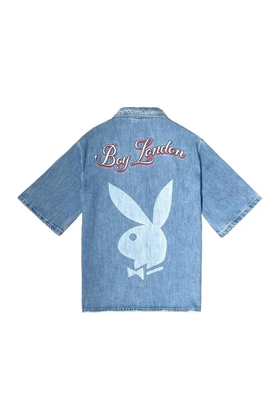 Chemise en denim Playboy x BOY Jumbo Bunny