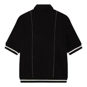 Chemise en tissu éponge à fermeture éclair