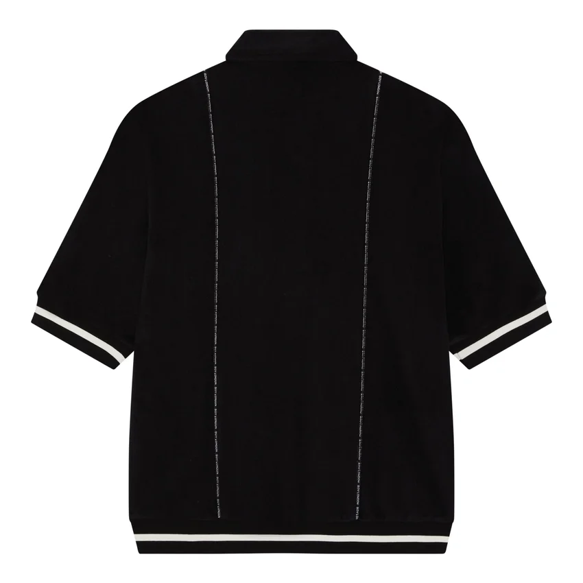 Chemise en tissu éponge à fermeture éclair