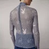 Haut en maille « Checkerboard Vortex » de la collection Playboy x BOY