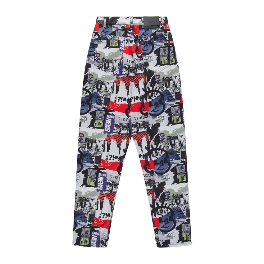 Jean en denim « Kings Road Graffiti »