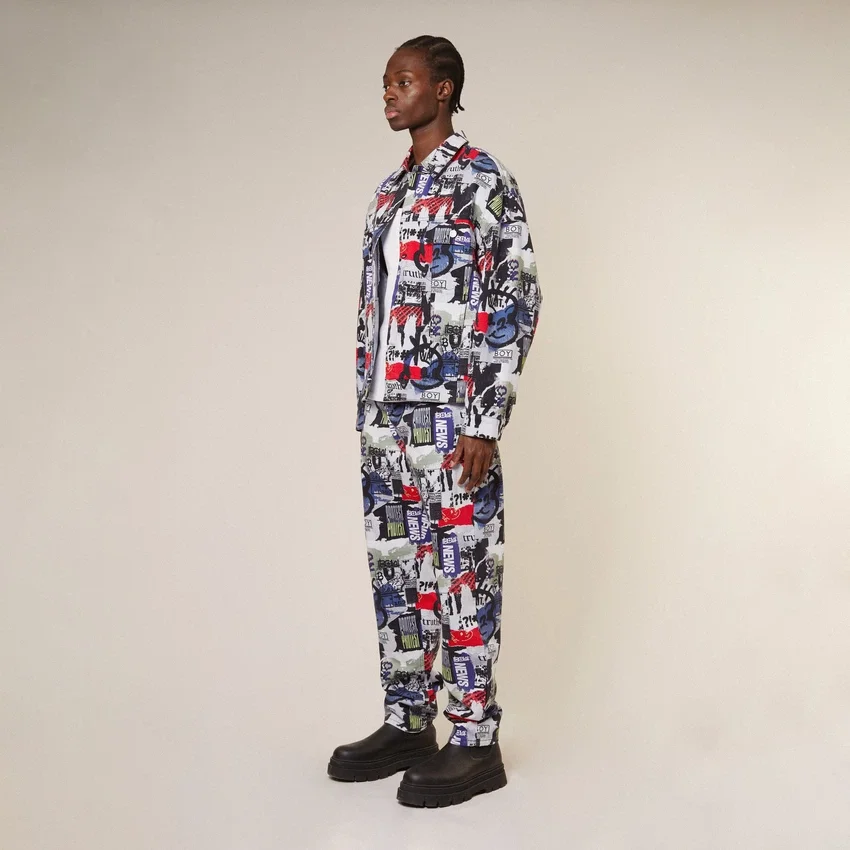 Jean en denim « Kings Road Graffiti »