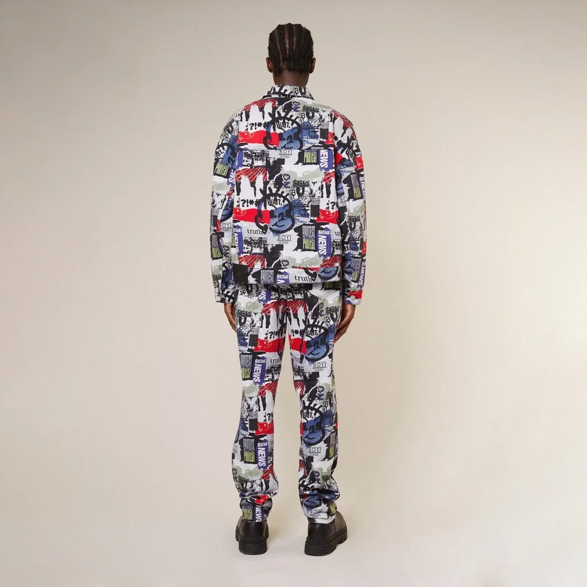 Jean en denim « Kings Road Graffiti »