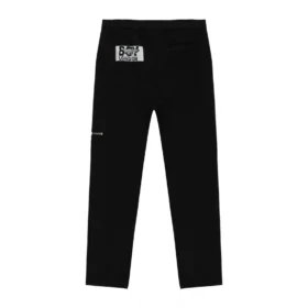Pantalon ajusté en jersey avec fermeture éclair