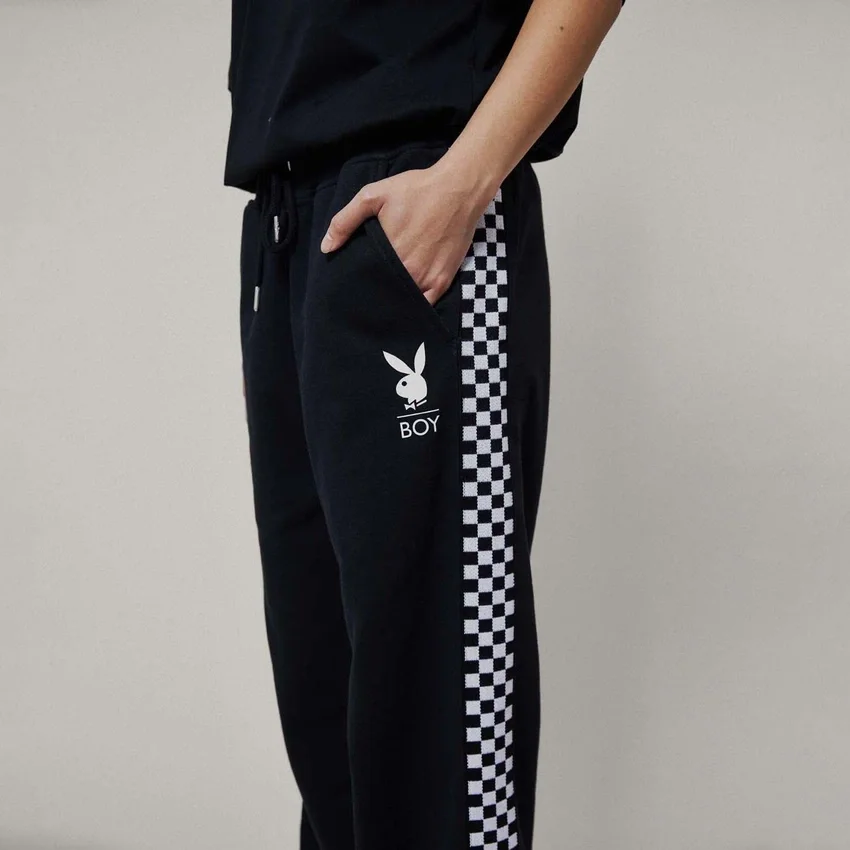 Pantalon de jogging Playboy x BOY Checkerboard Vortex