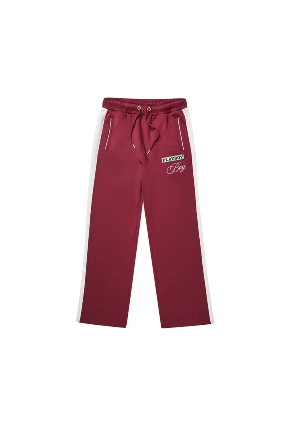Pantalon de survêtement en nylon à jambes larges Playboy x BOY