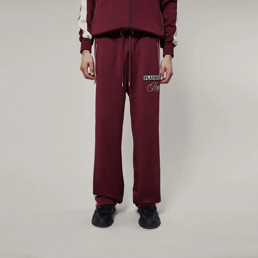 Pantalon de survêtement en nylon à jambes larges Playboy x BOY