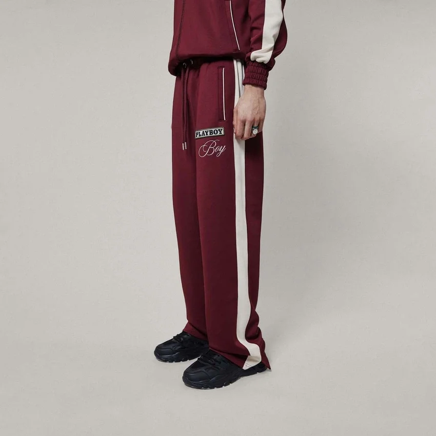 Pantalon de survêtement en nylon à jambes larges Playboy x BOY