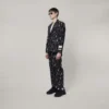 Pantalon à fines rayures Playboy x BOY Bunny