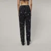 Pantalon à fines rayures Playboy x BOY Bunny