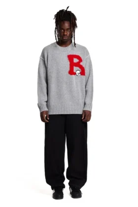 Pull en maille « B is for BOY »