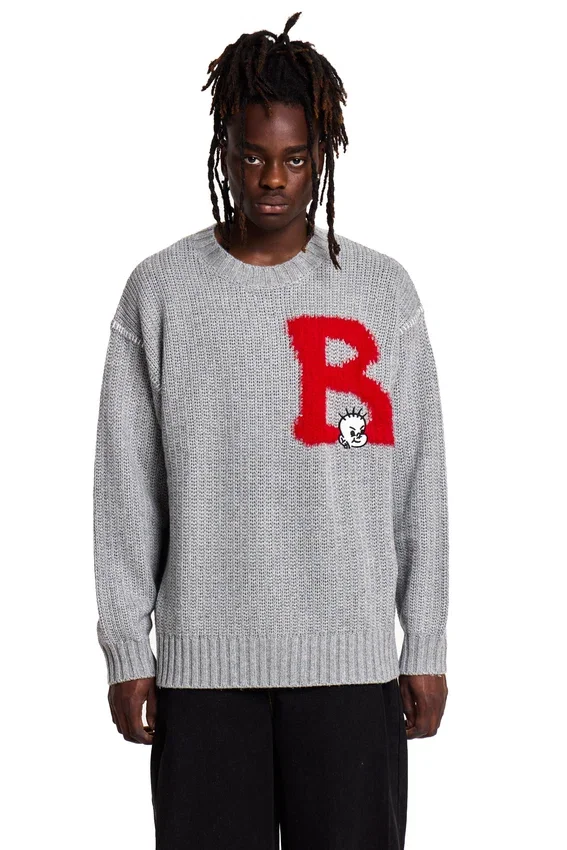 Pull en maille « B is for BOY »