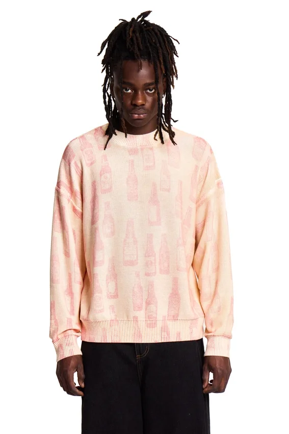 Pull en maille « Pink Bottle »