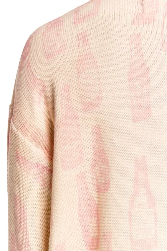 Pull en maille « Pink Bottle »