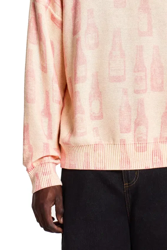 Pull en maille « Pink Bottle »