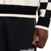 Pull à manches à carreaux