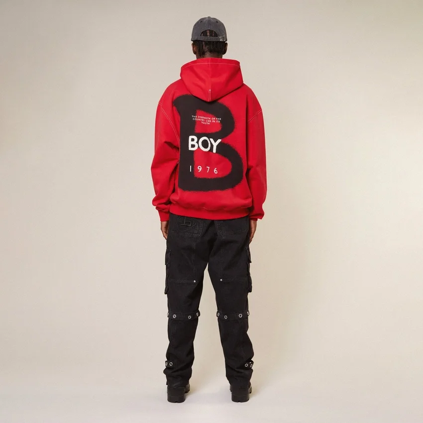 Sweat à capuche « B is for BOY »