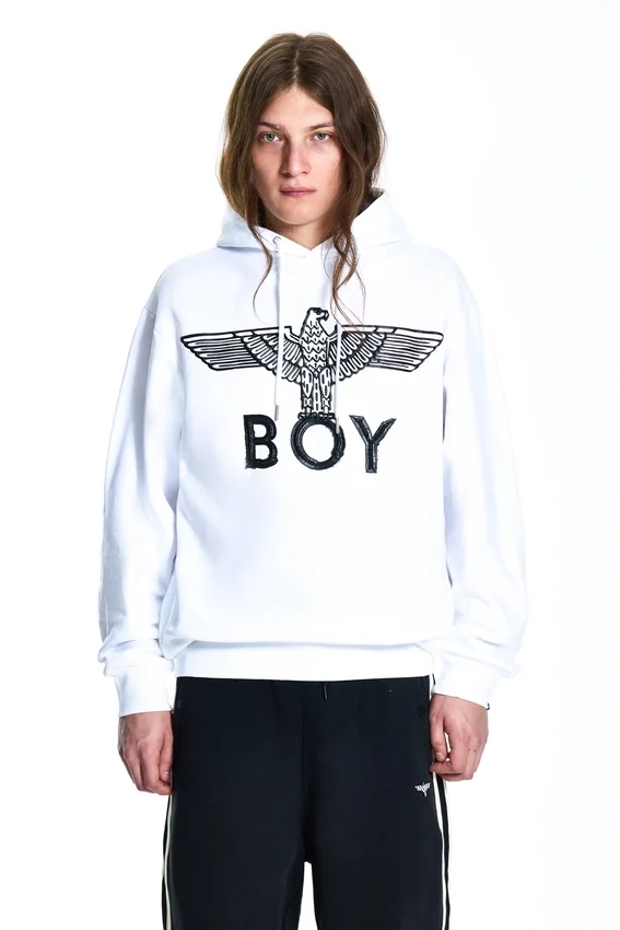 Sweat à capuche BOY Eagle Scribble