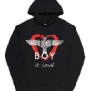 Sweat à capuche « BOY is Love »