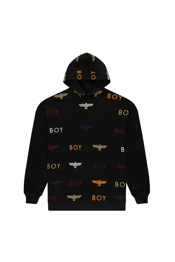 Sweat à capuche brodé Boy Mania