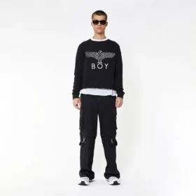 Sweat-shirt à application « BOY Eagle »