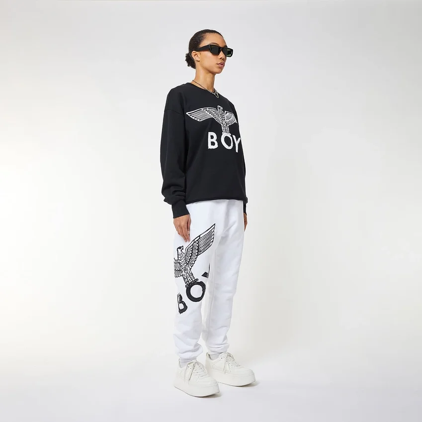 Sweat-shirt à application « BOY Eagle »