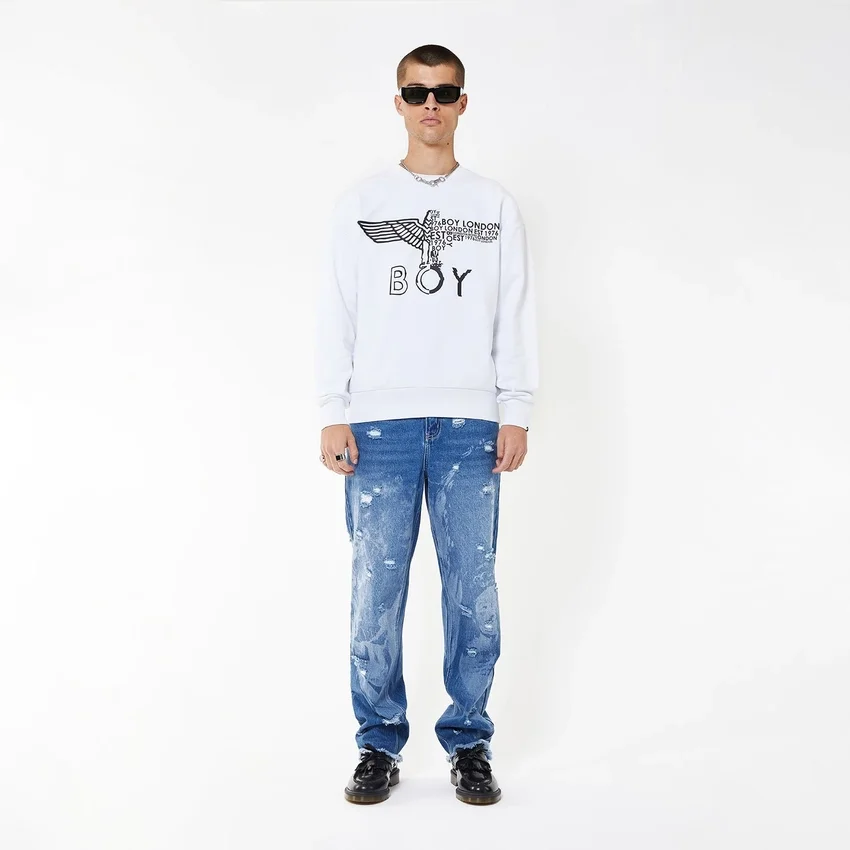 Sweat-shirt Boy Eagle Concealed