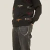 Sweat-shirt brodé Boy Mania