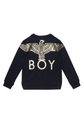 Sweatshirt enfant BOY avec imprimé aigle dans le dos