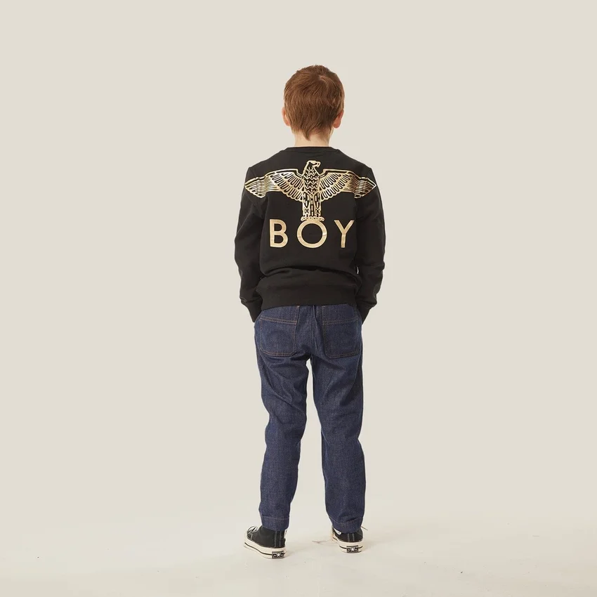 Sweatshirt enfant BOY avec imprimé aigle dans le dos