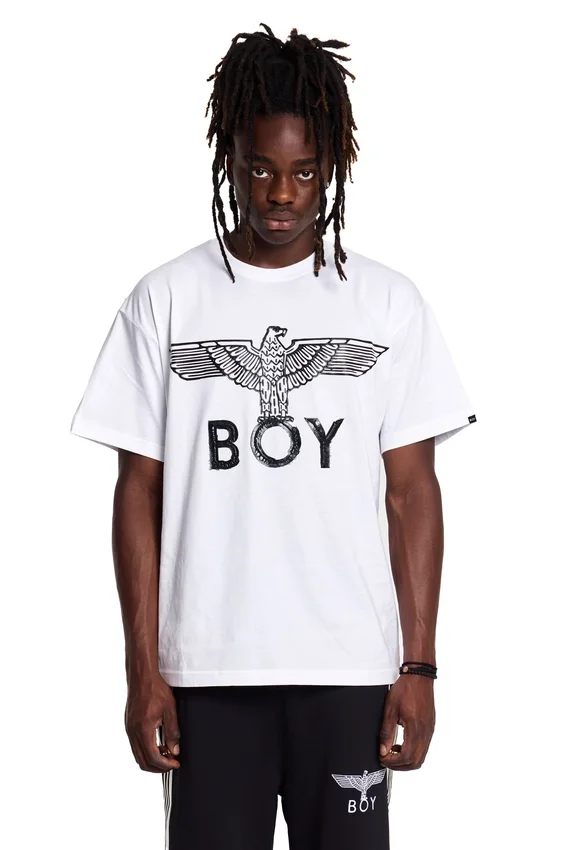 T-shirt Boy Eagle Scribble