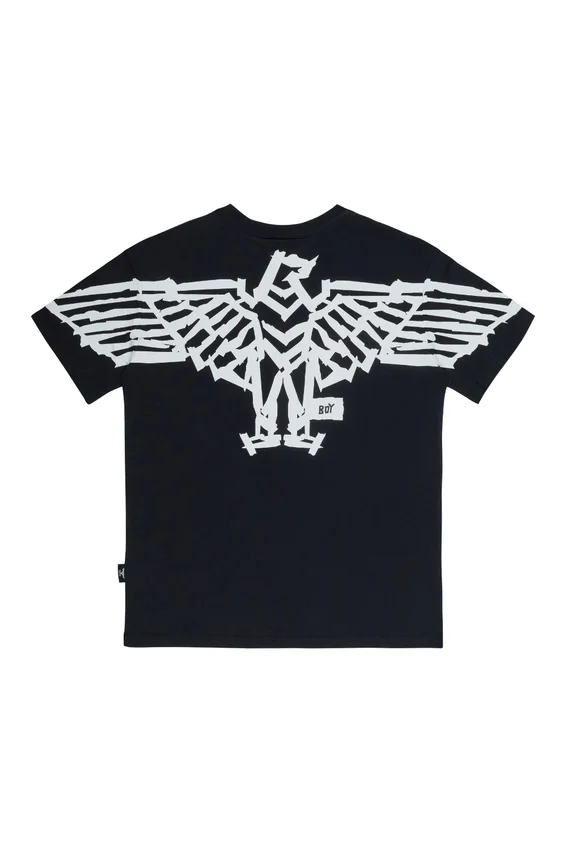 T-shirt BOY Tape avec imprimé aigle dans le dos