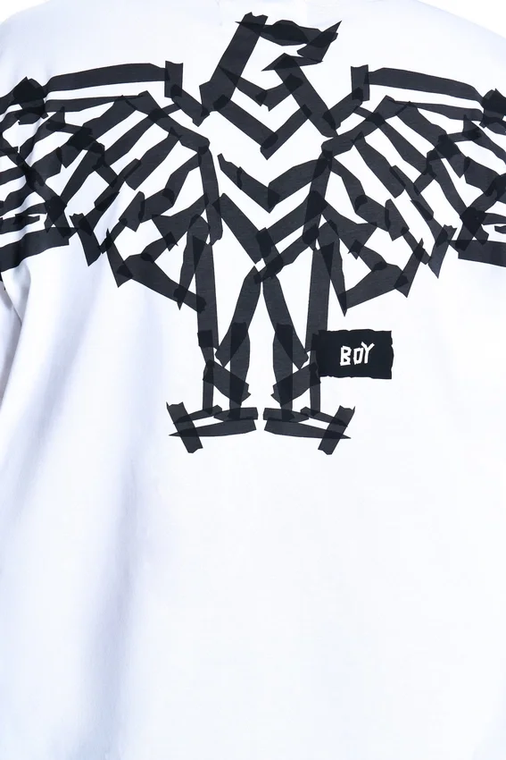 T-shirt BOY Tape avec imprimé aigle dans le dos