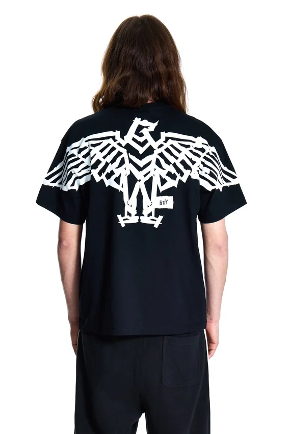 T-shirt BOY Tape avec imprimé aigle dans le dos