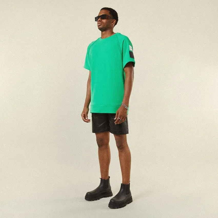 T-shirt oversize à coutures inversées