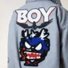 Veste bomber « Moto Sticker » de style universitaire