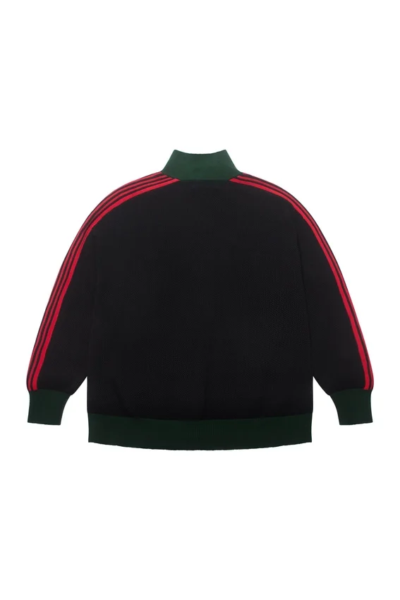Veste de survêtement noire « Crochet »
